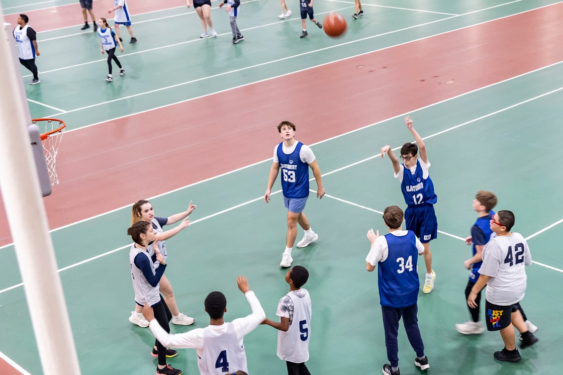 Basketball overhead image