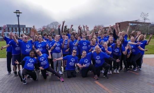 Team CT group pose fun